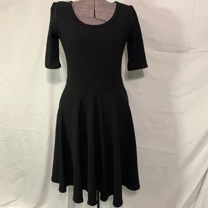 LuLaRoe Nicole Dress solid black